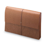 Classic Expanding Wallets, 5.25" Expansion, 1 Section, Elastic Cord Closure, Legal Size, Redrope, 10/Box