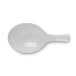 Plastic Cutlery, Heavyweight Soup Spoons, White, 100/Box