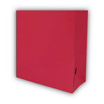 Colored File Jackets with Reinforced Double-Ply Tab, Straight Tab, Letter Size, Red, 50/Box