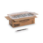 Individually Wrapped Heavyweight Knives, Polystyrene, Black, 1,000/Carton