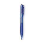 BU3 Ballpoint Pen, Retractable, Bold 1 mm, Blue Ink, Translucent Blue/Blue Barrel, Dozen