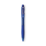 BU3 Ballpoint Pen, Retractable, Bold 1 mm, Blue Ink, Translucent Blue/Blue Barrel, Dozen