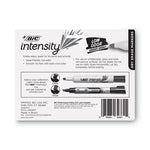 Intensity Bold Tank-Style Dry Erase Marker, Extra-Broad Bullet Tip, Assorted Colors, 4/Set