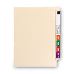 Heavyweight Manila End Tab Folders, 9" High Front, Straight Tabs, Letter Size, 0.75" Expansion, Manila, 100/Box