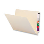 Heavyweight Manila End Tab Folders, 9.5" High Front, Reinforced Straight Tabs, Legal Size, 0.75" Expansion, Manila, 100/Box