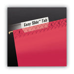 Easy Slide Hanging Folder Tab, 1/3-Cut, White/Clear, 3.5" Wide, 18/Pack