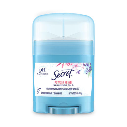 Invisible Solid Anti-Perspirant and Deodorant, Powder Fresh, 0.5 oz Stick