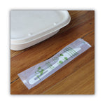 TPLA Compostable Cutlery, Knife, 6.7", White, 750/Carton