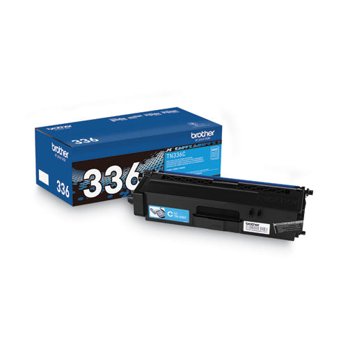 TN336C High-Yield Toner, 3,500 Page-Yield, Cyan