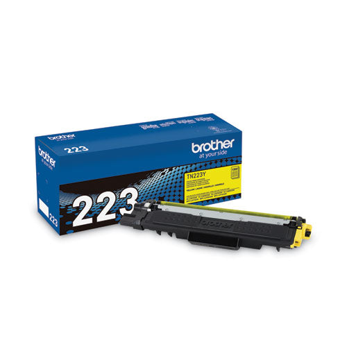 TN223Y Toner, 1,300 Page-Yield, Yellow