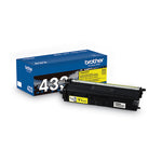 TN433Y High-Yield Toner, 4,000 Page-Yield, Yellow