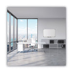 Euro-Style Magnetic Dry-Erase Aluminum Frame Boards, 36 x 24, White Surface, Silver Aluminum Frame