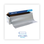 Heavy-Duty Aluminum Foil Roll, 18" x 1,000 ft