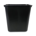 Soft-Sided Wastebasket, 28 qt, Plastic, Black