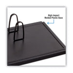 Desk Calendar Base for Loose-Leaf Refill, 3 x 3.75, Black