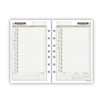 1-Page-Per-Day Planner Refills, 8.5 x 5.5, White Sheets, 12-Month (Jan to Dec): 2024