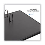 Desk Calendar Base for Loose-Leaf Refill, 4.5 x 8, Black