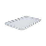 Aluminum Steam Table Pan Lids, Fits Full-Size Pan, Deep,12.88 x 20.81 x 0.63, 50/Carton