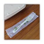 TPLA Compostable Cutlery, Fork, 6.3", White, 750/Carton