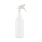 Embossed Spray Bottle, 32 oz, Clear, 24/Carton