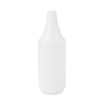 Embossed Spray Bottle, 32 oz, Clear, 24/Carton