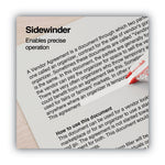 Side-Application Correction Tape, Transparent Gray/Red Applicator, 0.2" x 393", 2/Pack