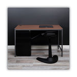 File Pedestal with Full-Length Pull, Left or Right, 3-Drawers: Box/Box/File, Legal/Letter, Black, 14.96" x 19.29" x 27.75"