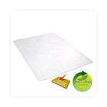 EconoMat All Day Use Chair Mat for Hard Floors, Rolled Packed, 46 x 60, Clear