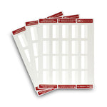 Laser Printable Index Tabs, 1/5-Cut, White, 2" Wide, 300/Pack