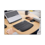 ErgoSoft Wrist Rest for Standard Mouse, 8.7 x 7.8, Black