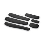 ErgoSoft Wrist Rest for Slim Keyboards, 17 x 4, Black