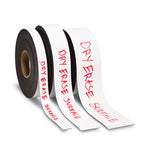 Magnetic Adhesive Tape Roll, 1" x 50 ft, Black