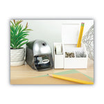 QuietSharp Executive Electric Pencil Sharpener, AC-Powered, 4 x 7.5 x 5, Black/Graphite