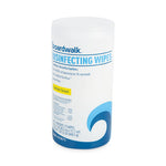 Disinfecting Wipes, 7 x 8, Lemon Scent, 75/Canister, 12 Canisters/Carton