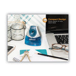 Personal Electric Pencil Sharpener, AC-Powered, 4.25 x 8.4 x 4, Blue