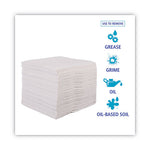 DRC Wipers, 12 x 13, White, 90 Bag, 12 Bags/Carton