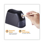 Electric Pencil Sharpener, AC-Powered, 2.75 x 7.5 x 5.5, Black