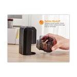 Vertical Electric Pencil Sharpener, AC-Powered, 4.5 x 3.75 x 5.5, Black