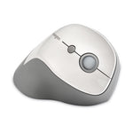 Pro Fit Ergo Vertical Wireless Mouse, 2.4 GHz Frequency/65.62 ft Wireless Range, Right Hand Use, Gray