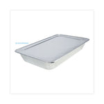 Aluminum Steam Table Pans, Full-Size Deep, 3.19" Deep, 12.81 x 20.75, 50/Carton