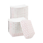 Paper Food Baskets, 2.5 lb Capacity, Red/White, 500/Carton