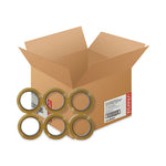 Heavy-Duty Box Sealing Tape, 3" Core, 1.88" x 54.6 yds, Clear, 36/Box