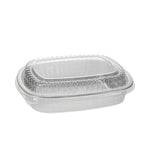 Classic Carry-Out Container, 46 oz, 9.75 x 7.75 x 1.75, Silver, Aluminum, 50/Carton