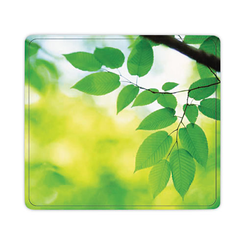 Recycled Mouse Pad, 9 x 8, Leaves Design