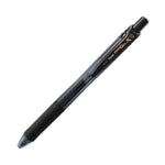 EnerGel-X Gel Pen, Retractable, Medium 0.7 mm, Black Ink, Smoke/Black Barrel, Dozen