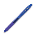 EnerGel-X Gel Pen, Retractable, Medium 0.7 mm, Blue Ink, Translucent Blue/Blue Barrel, Dozen