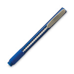 Clic Eraser Grip Eraser, For Pencil Marks, White Eraser, Blue Barrel