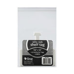 Wire Rack Shelf Tag, Side Load, 3.5 x 1.5, White, 10/Pack