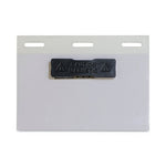 Self-Laminating Magnetic Style Name Badge Holder Kit, 2" x 3", Clear, 20/Box