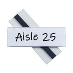 Clear Magnetic Label Holders, Side Load, 6 x 2, 10/Pack